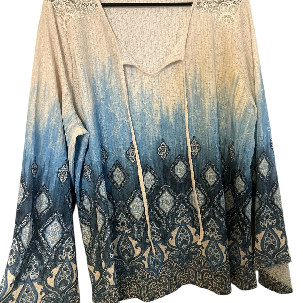 Boho and Lace Top Kim Roger’s - Picture 2 of 6